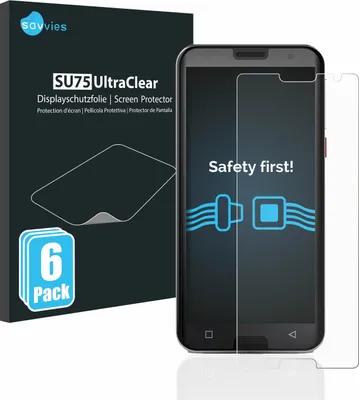 Produktbild von 6x Für Emporia Smart 5 Schutzfolie Savvies Displayschutz Display Schutz Folie Klar Transparent