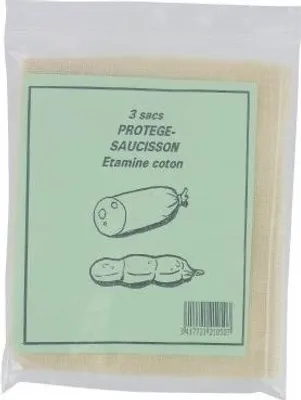 Produktbild von Naturtragetasche mit Wurstmotiv 35 x 17 x 3