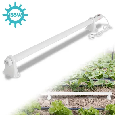 Obrázok produktu pre Vigevee vykurovací systém pre potrubia, 135 W, v súprave s regulátorom teploty a digitálnym termostatom, určený pre skleníky