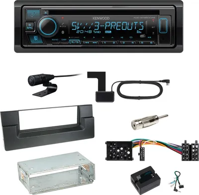 Produktbild von Kenwood KDC-BT950DAB Bluetooth DAB CD Einbauset für BMW 5er E39 bis 09/2000