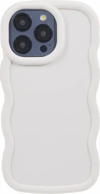 Immagine prodotto di Custodia per Apple iPhone 15 Pro Max - Cover posteriore in silicone Phonesta Wavy - Beige