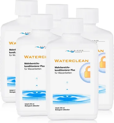 Produktbild von Stricker Chemie Waterclean Wasserbett-Konditionier er Plus 250ml ( 5er Pack )