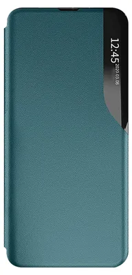 Produktbild von Avizar, Klappetui für Galaxy A27 Zweimaterial-Design mit Standfunktion, Dunkelgrün