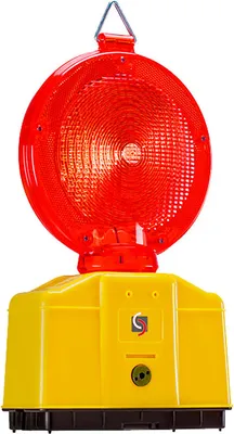Produktbild von Baustellenleuchte Warnleuchte ROT LED 6V ohne Batterie