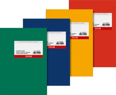 Produktbild von Vokabelheft A5 60 Blatt Glanzkarton Lineatur 53 Packung mit 10 Stück