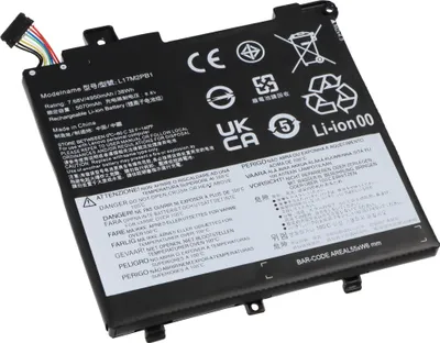 Produktbild von Akku passend für Lenovo V330-14ARR, Li-Polymer, 7,7V, 5070mAh, 39Wh