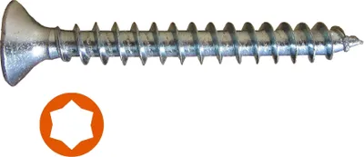 Produktbild von TX-Holzschraube A2, VG Seko 4,0 x 20 mm / Pck a 250 Stück