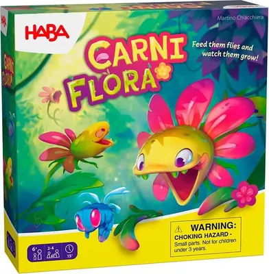 Produktbild von Haba Brettspiel Carni Flora - lehrreiches Kinderspiel mit Strategie