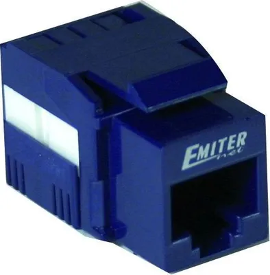 Immagine prodotto di UTP RJ 45 Cat. 5e Presa Keystone blu