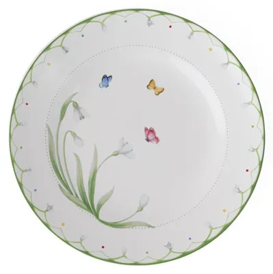 Zdjęcie produktu dla Villeroy & Boch Advantage zestaw 6 talerzy śniadaniowych Colourful Spring Premium Porcelain zielony 1486632640