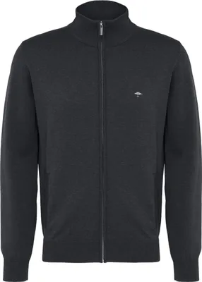 Produktbild von Fynch Hatton - Herren Strickjacke aus reiner Baumwolle (SFPK212), Größe:XXL, Fynch Hatton farbe:gray (998)