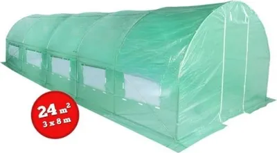 Image de Polytunnel de jardin 3x8m VespaGarden - vert