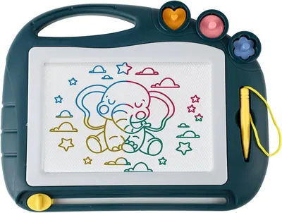 Productafbeelding van Tekenbord Magnetisch Tekenborden magische borden voor kinderen van 1 2 3 4 5 6 jaar, magisch bord schilderbord magneetbord reisformaat, met magnetisch