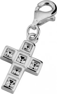 Produktbild von Minott Charms Anhänger Keruz mit Kristallen 925/-Silber CMM042