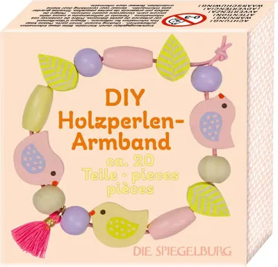 Produktbild von Diy-Holzperlenarmband - Fröhliche Ostern