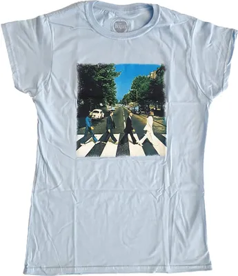 Obrázok produktu pre The Beatles - dámske tričko RO443 (M) (Svetlo modrá)