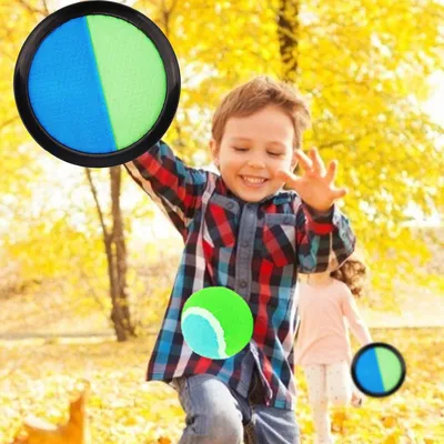 Produktbild von Paddlespiel Set mit 4 Schlägern und 2 Bällen für Outdoor