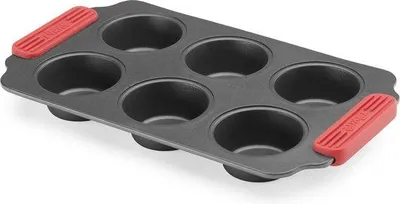 Produktbild von Famanu Muffinbackform mit Antihaftbeschichtung - 6 Vertiefungen