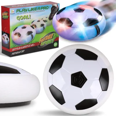 Produktbild von Schwebender BALL, fliegender FUßBALL für zu Hause, mit LED und SOUND, 18 cm
