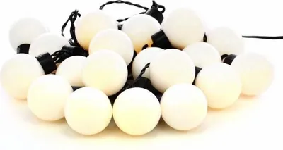 Zdjęcie produktu dla Oświetlenie - łańcuch 20 białych LED ciepło-biała
