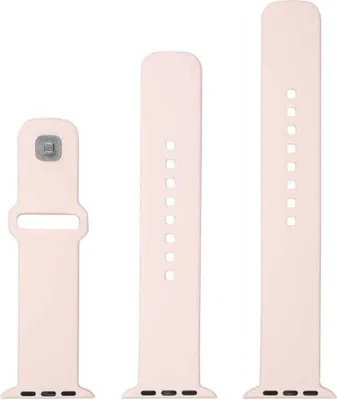Produktbild von Armband für Apple Watch 49/46/45/44 mm, Fixed Silicone Strap, Rosa