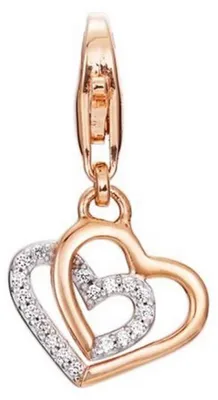 Produktbild von Esprit Anhänger Charms Silber rosé promise of love ESCH91568B000