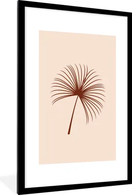 Produktbild von MuchoWow® Gerahmtes Poster Sommer - Pflanze - Rosa 60x90 cm - Poster mit Schwarzem Bilderrahmen Wandposter Rahmen Foto Bilder - Dekoration - Wandposter Wohnzimmer - Hochwertig
