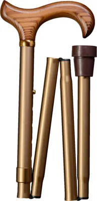 Produktbild von Derby-Faltstock verstellbar im Etui bronze (Gastrock)>>>>