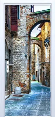 Immagine prodotto di Adesivo per porta in tessuto con Altstadtstraße, 870PD