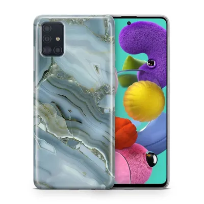 Produktbild von Handyhülle Schutzhülle für Samsung Galaxy S3 Mini Case Cover Tasche Bumper Etuis TPU, Modell:Samsung Galaxy S3 Mini, Motiv auswählen:Marmor Blau