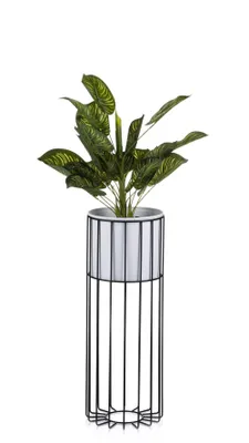 Produktbild von HowHomely Blumenständer - Stilvoller Metall-Pflanzenhalter  im LOFT-Design - 55cm