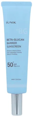 Immagine prodotto di Crema solare idratante iUNIK Beta Glucan Barrier 60ml con filtro