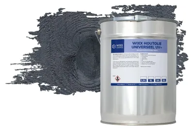 Productafbeelding van Wixx Universele Houtolie UV+ - Zwart - 10L