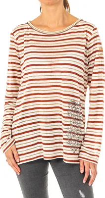 Produktbild von La Martina Langärmliges Damen-T-Shirt mit Rundhalsausschnitt LWRE01