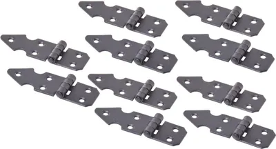 Zdjęcie produktu dla Aqbau zestaw 10 sztuk zawiasów skrzynkowych 25x75mm zawiasy skrzynkowe zawiasy stołowe zawiasy stołowe zawiasy