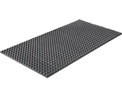 Produktbild von Akupur Akustik-Schaumstoff Pyramidenplatte 200 x 100 x 3 cm