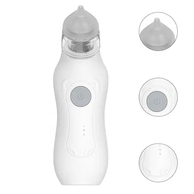 Produktbild von nasensauger baby,Elektrischer Nasensauger für Babys, 3-stufige Saugkraftregelung,USB-C aufladbar,<40 dB, mit 3 Silikonaufsätzen, ideal für Kleinkinder