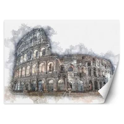 Produktbild von FOTOTAPETE Kolosseum in Rom 450x315 cm VLIES Tapete Wandtapete Wandbilder Wanddekoration Design Wohnzimmer Schlafzimmer Flur Büro Küche