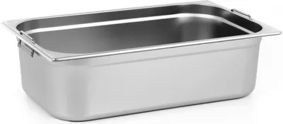 Produktbild von TECHNICA Behälter GN 1/1 150 mm mit Griffen aus rostfreiem Edelstahl | Gastro Container stapelbar | Edelstahlwanne Küche | Hitzebeständig -40 °C bis 300 °C | Gastronorm