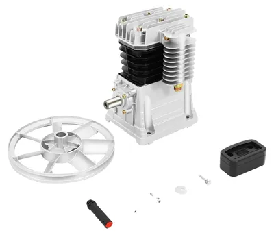 Produktbild von Luftkompressor Pumpenkopf, Dual-Zylinder, 960 U/min, GRAU