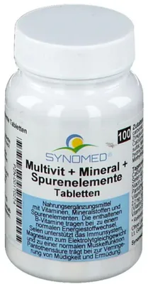 Immagine prodotto di SYNOMED Multivit + Minerali + Oligoelementi Compresse, 100 compresse