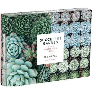 Produktbild von GALISON Wendepuzzle Garten der Sukkulenten 500 Teile