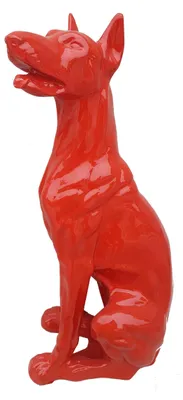 Zdjęcie produktu dla Abstrakcyjna figura dekoracyjna rzeźba figura 80 cm figury rzeźby rzeźby Doberman