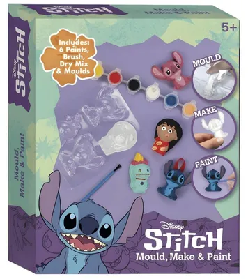 Productafbeelding van Cyp Brands Disney Stitch: Set voor het maken van gipsfiguren en schilderen. Één maat