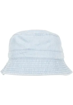 Immagine prodotto di FLEXFIT 5003DB | Cappello a secchiello in denim, tesa avvolgente - Colore: Azzurro - Taglia: Unica
