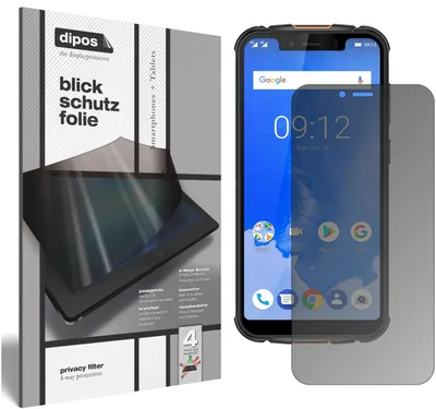 Produktbild von Dipos 1033049236, 14,9 cm (5.85"), Smartphone, Rahmenloser Blickschutzfilter, Antireflexbeschichtung, Privatsphäre