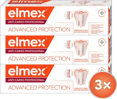 Image de ELMEX Anti-Caries Professionnel 3 × 75 ml