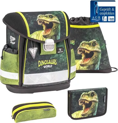 Produktbild von Belmil Classy ergonomisches Schulranzen-Set 4-teilig - Dinosaur World 2