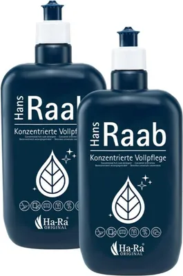 Produktbild von Hans Raab Konzentrierte Vollpflege Original Set 2 x 500 ml I Universalreiniger für Haushalt, Garten und Auto I Sparsam, vielseitig, umwelt- &