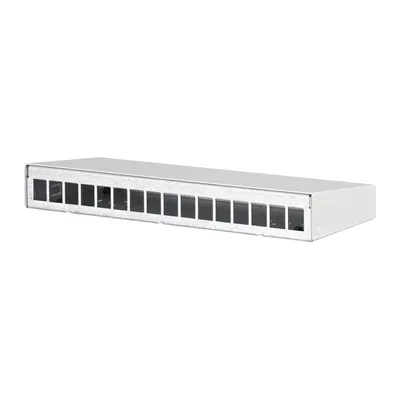 Produktbild von METZ CONNECT Keystone AP-Gehäuse 16 Port reinweiß RAL9010
